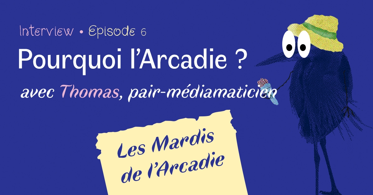 Héron avec des yeux BD qui tient un micro